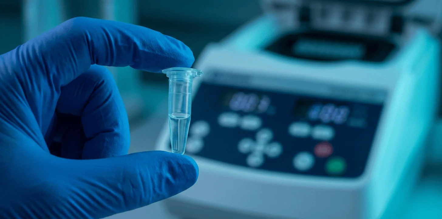 دیاگرام عیب یابی PCR نشان دهنده باند اسمیر و پرایمر دایمر روی ژل الکتروفورز